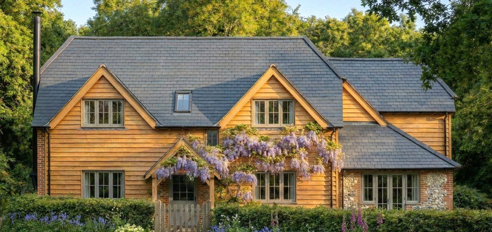 CGI depiction of cottage