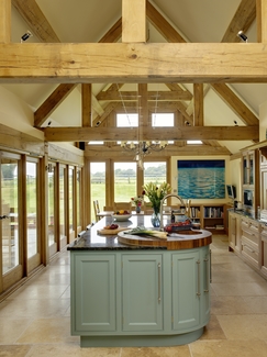 Open Plan Vaulted Kitchen