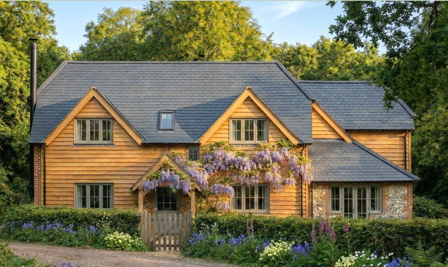 Front CGI of cottage 